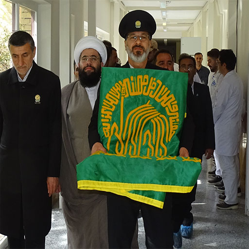 گزارش تصویری از بازدید خادمین دربار حرم حضرت امام رضا (ع) از شرکت